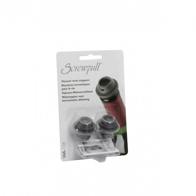 2 Bouchons Pour Pompe à Vin WA-138 Screwpull - Le Creuset 3 2 Bouchons Pour Pompe à Vin WA-138 Screwpull - Le Creuset