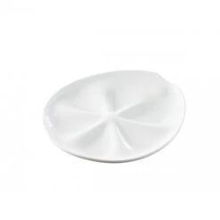 Assiette à Huîtres Blanche 26 X 24 Cm Impulse Revol