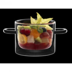 Alternative view of Casserole En Verre Double Paroi 12 Cl (x2) Luigi Bormioli THERMIC GLASS