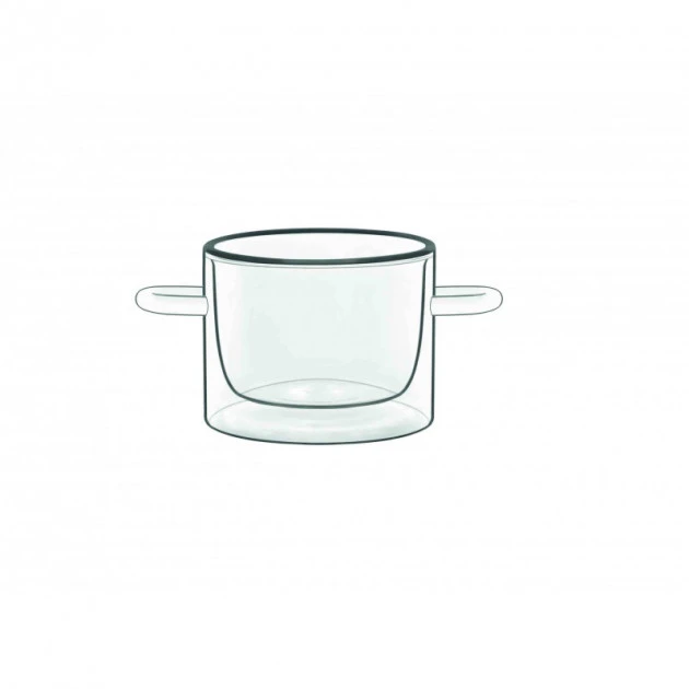 Casserole En Verre Double Paroi 12 Cl (x2) Luigi Bormioli THERMIC GLASS 3 Casserole En Verre Double Paroi 12 Cl (x2) Luigi Bormioli THERMIC GLASS