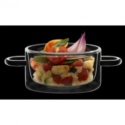 Alternative view of Casserole En Verre Double Paroi 27 Cl (x2) Luigi Bormioli THERMIC GLASS
