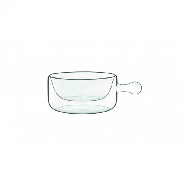 Casserole Verre Double Paroi 16 Cl (x2) Luigi Bormioli THERMIC GLASS 3 Casserole Verre Double Paroi 16 Cl (x2) Luigi Bormioli THERMIC GLASS