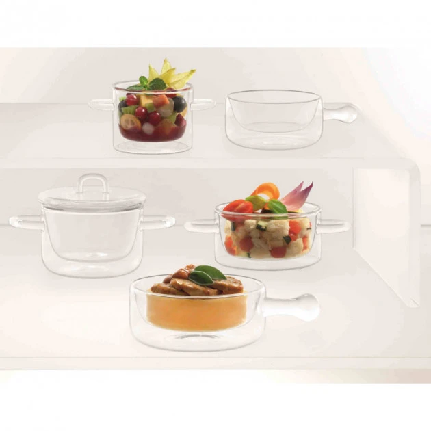 Casserole Verre Double Paroi 25 Cl (x2) Luigi Bormioli THERMIC GLASS 6 Casserole Verre Double Paroi 25 Cl (x2) Luigi Bormioli THERMIC GLASS – Image 4