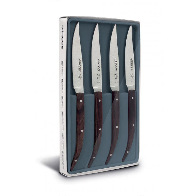 Coffret 4 Couteaux à Steak 11 Cm Lame Lisse Acier Inoxydable Arcos 3 Coffret 4 Couteaux à Steak 11 Cm Lame Lisse Acier Inoxydable Arcos