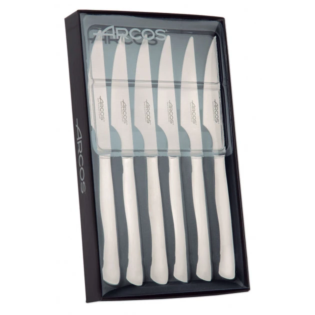Coffret 6 Couteaux à Steak 11 Cm Lame Lisse Acier Inoxydable Arcos 3 Coffret 6 Couteaux à Steak 11 Cm Lame Lisse Acier Inoxydable Arcos