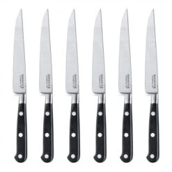 Coffret 6 Couteaux Steak 23 Cm Sabatier Trompette