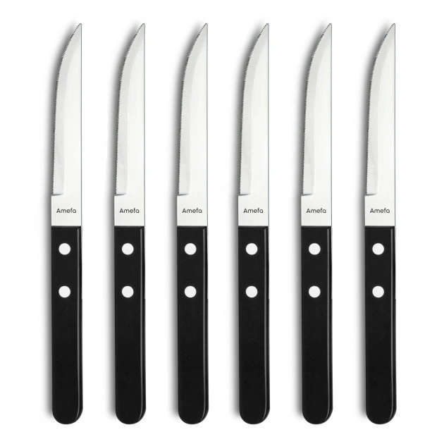 Coffret 6 Couteaux Steak Pizza 21,6 Cm Amefa 3 Coffret 6 Couteaux Steak Pizza 21,6 Cm Amefa