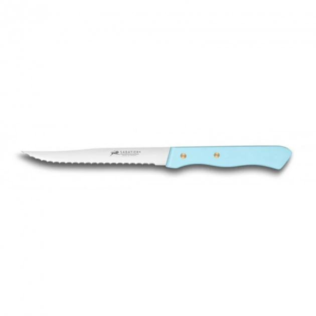 Couteau à Steak Cranté 11,5 Cm Sabatier Turquoise 3 Couteau à Steak Cranté 11,5 Cm Sabatier Turquoise