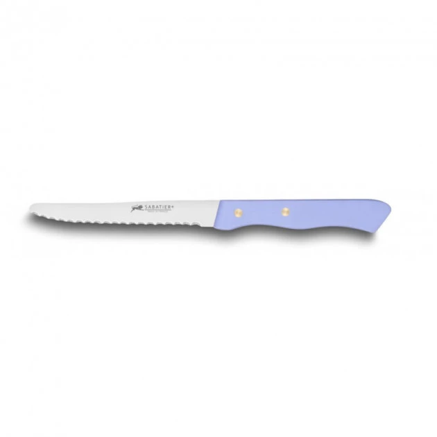 Couteau De Table Cranté 10,5 Cm Sabatier Mauve 3 Couteau De Table Cranté 10,5 Cm Sabatier Mauve