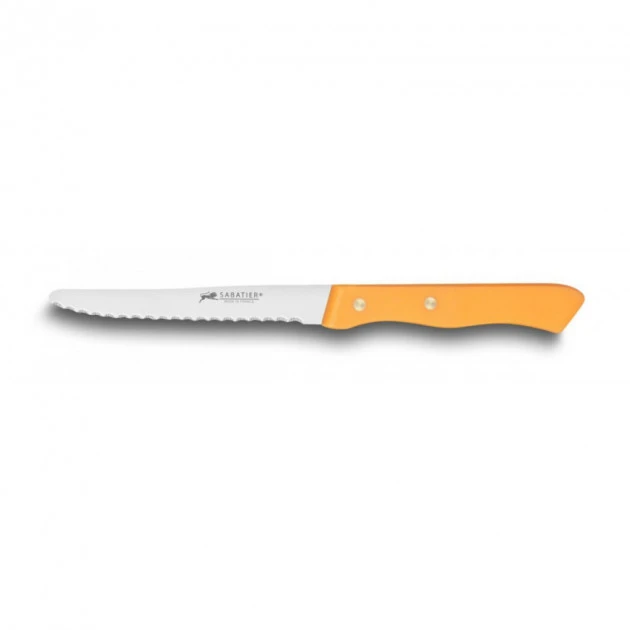 Couteau De Table Cranté 10,5 Cm Sabatier Orange 3 Couteau De Table Cranté 10,5 Cm Sabatier Orange