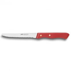 Couteau De Table Cranté 10,5 Cm Sabatier Rouge