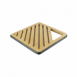 Dessous De Plat Carré Bambou Noir 20 X 20 Cm Pebbly -Duralex Boutique dessous de plat carre bambou noir 20 x 20 cm pebbly 2