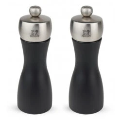 Duo Moulin à Poivre Et à Sel Fidji 15 Cm Noir-Inox Peugeot
