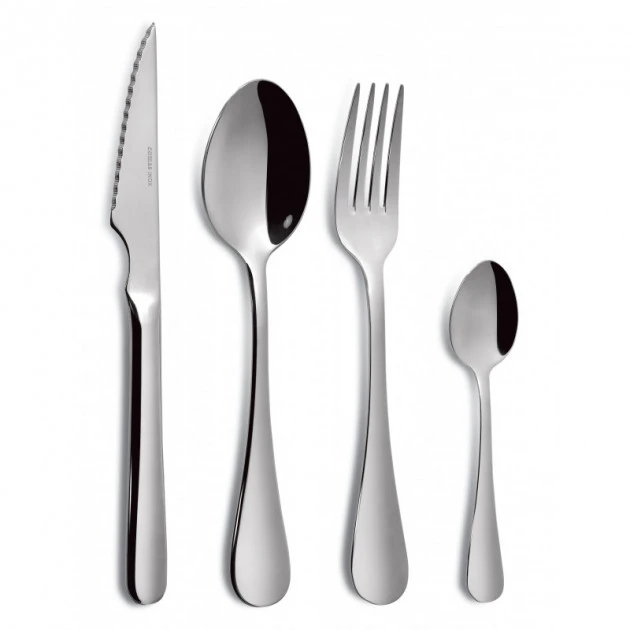 Ménagère 24 Pièces Avec Couteaux à Steak SEVILLA S Inox 18% Comas 3 Ménagère 24 Pièces Avec Couteaux à Steak SEVILLA S Inox 18% Comas