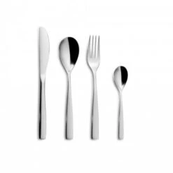 Ménagère 24 Pièces BCN COLORS Argent Inox 18% 3 Mm Comas
