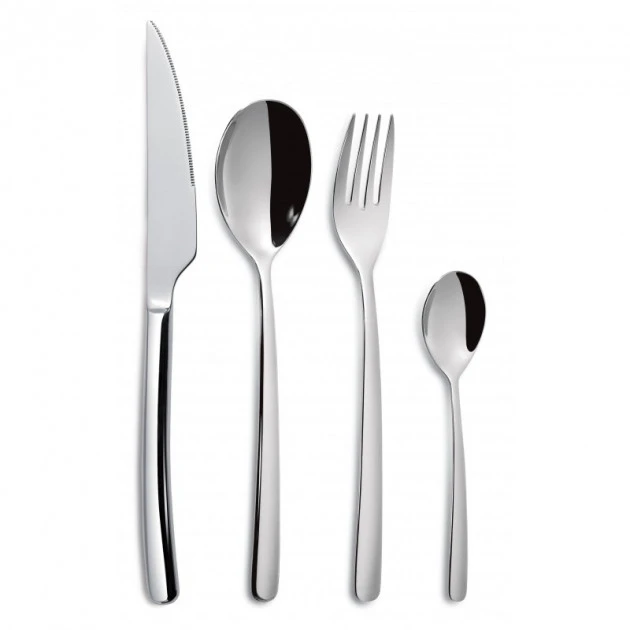 Ménagère 24 Pièces CUBA Inox 18% 3 Mm Comas 3 Ménagère 24 Pièces CUBA Inox 18% 3 Mm Comas