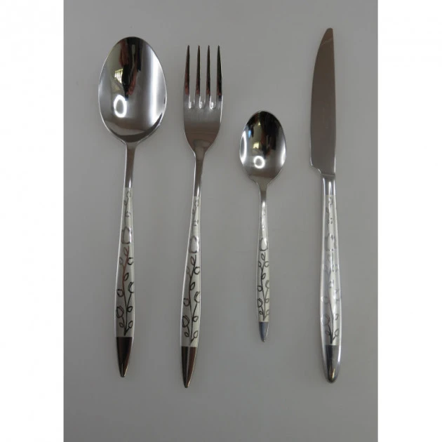 Ménagère 24 Pièces Fleur Inox 3 Mm Lebrun 3 Ménagère 24 Pièces Fleur Inox 3 Mm Lebrun