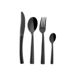 Ménagère 24 Pièces HIDRAULIC BLACK Inox 18% 3 Mm Comas