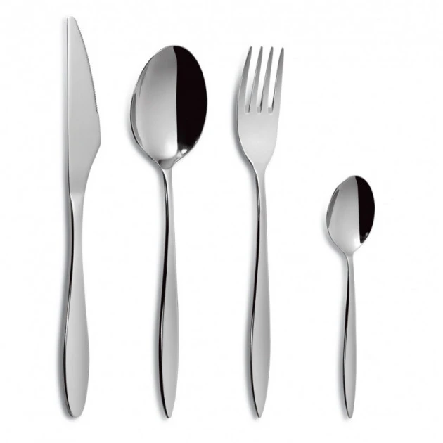 Ménagère 24 Pièces Mia Inox 18% 3 Mm Comas 3 Ménagère 24 Pièces Mia Inox 18% 3 Mm Comas