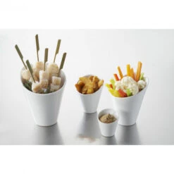 Mini Cornet De Frites Blanc 5cl French Classique Revol -Duralex Boutique mini cornet de frites blanc 5cl french classique revol 3
