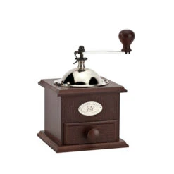 Moulin à Café Nostalgie 21 Cm Teinté Noyer Peugeot