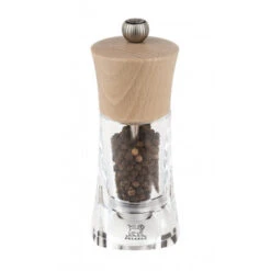 Moulin à Poivre Oléron 14 Cm Transparent-Bois Naturel Peugeot