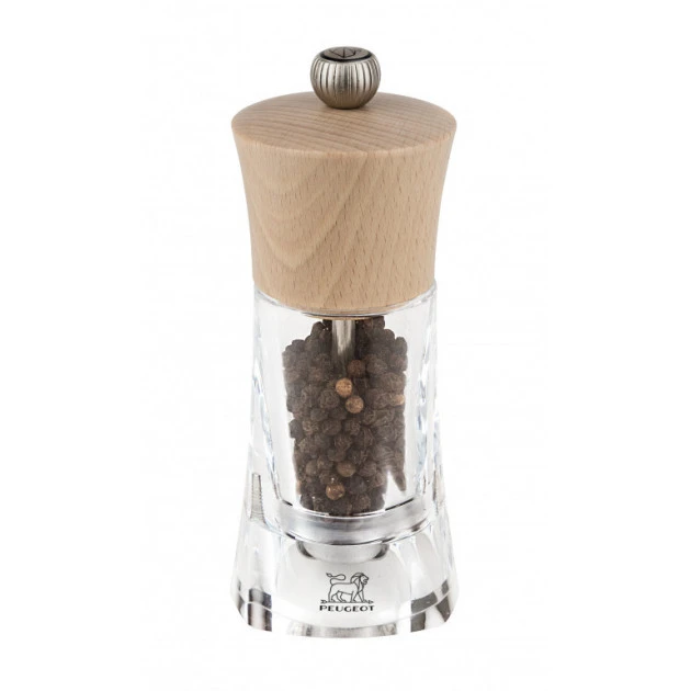 Moulin à Poivre Oléron 14 Cm Transparent-Bois Naturel Peugeot 3 Moulin à Poivre Oléron 14 Cm Transparent-Bois Naturel Peugeot