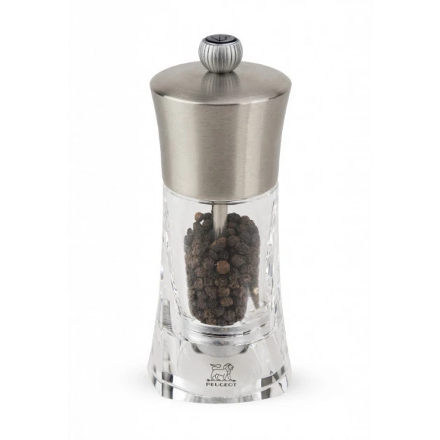 Moulin à Poivre Ouessant 14 Cm Transparent-Inox Peugeot 2 Moulin à Poivre Ouessant 14 Cm Transparent-Inox Peugeot