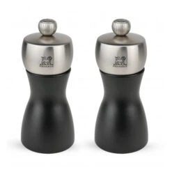 Moulin à Sel Fidji 12 Cm Noir-Inox Peugeot 5 Moulin à Sel Fidji 12 Cm Noir-Inox Peugeot -Duralex Boutique moulin a sel fidji 12 cm noir inox peugeot 1