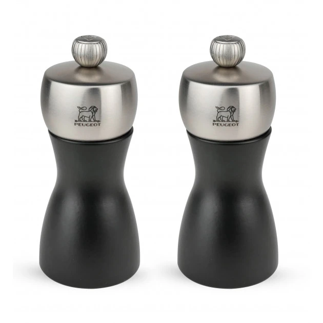 Moulin à Sel Fidji 12 Cm Noir-Inox Peugeot 4 Moulin à Sel Fidji 12 Cm Noir-Inox Peugeot – Image 2
