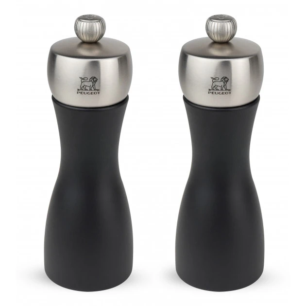 Moulin à Sel Fidji 15 Cm Noir-Inox Peugeot 4 Moulin à Sel Fidji 15 Cm Noir-Inox Peugeot – Image 2