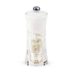 Moulin à Sel Humide Molène 14 Cm Transparent Et Blanc Peugeot