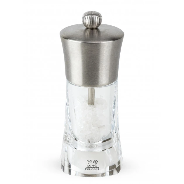 Moulin à Sel Ouessant 14 Cm Transparent-Inox Peugeot 3 Moulin à Sel Ouessant 14 Cm Transparent-Inox Peugeot