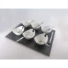 Plateau 6 Coupelles Jonque Blanches Par LeBrun -Duralex Boutique plateau 6 coupelles jonque blanches par lebrun
