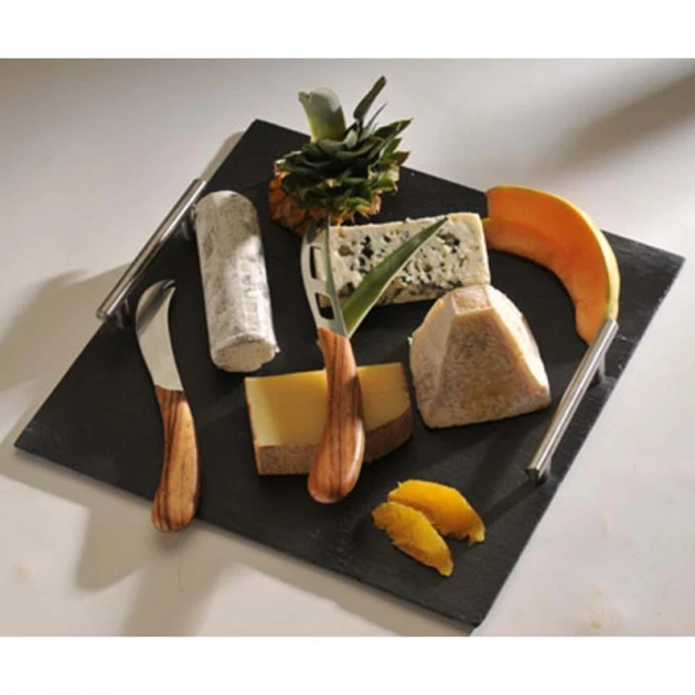Plateau à Fromage Poignées Métal Par LeBrun 3 Plateau à Fromage Poignées Métal Par LeBrun