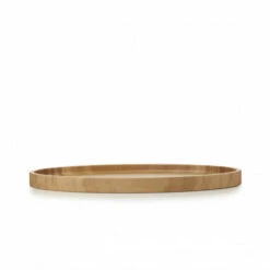 Alternative view of Plateau Pour Assiette Ovale Bambou 36,5 X 25 Cm Basalt Revol