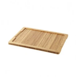 Plateau Pour Assiette Steak Bambou 37,5 X 28 Cm Basalt Revol