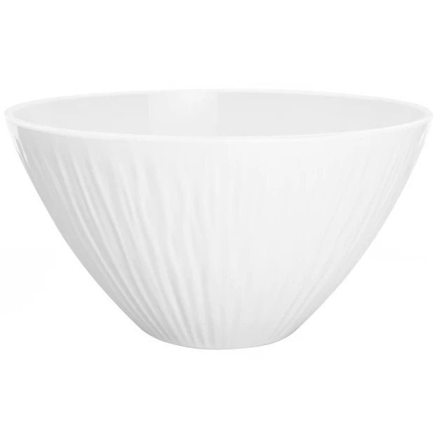 Saladier Sculpté Blanc En Mélamine 25 Cm TECHS – Zak! Designs 3 Saladier Sculpté Blanc En Mélamine 25 Cm TECHS – Zak! Designs