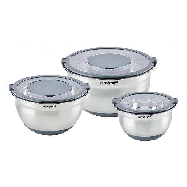 Saladiers Inox (x3) Mastrad 3 Saladiers Inox (x3) Mastrad