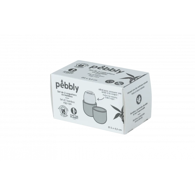 Set De 2 Coquetiers En Bambou Pebbly 4 Set De 2 Coquetiers En Bambou Pebbly – Image 2