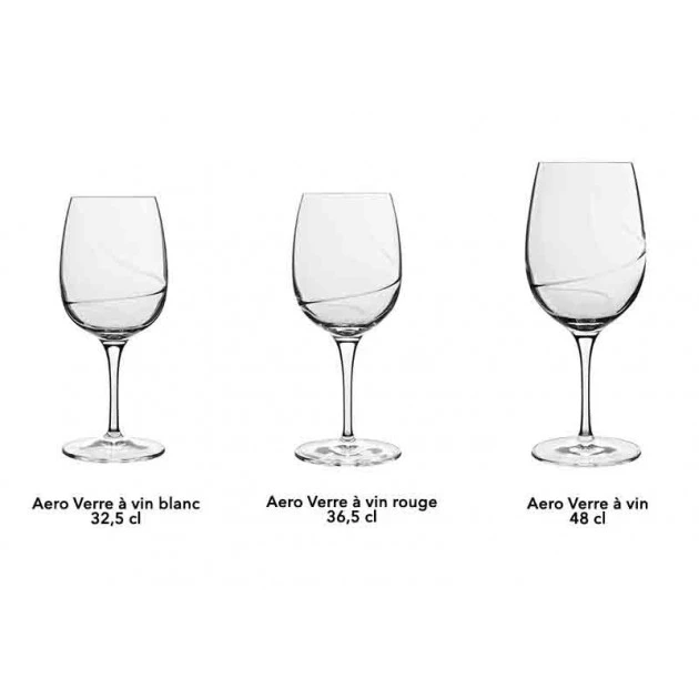 Verre à Vin Rouge 36.5 Cl (x6) Luigi Bormioli AERO 5 Verre à Vin Rouge 36.5 Cl (x6) Luigi Bormioli AERO – Image 3