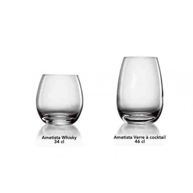 Verre à Whisky 34 Cl (x6) Luigi Bormioli AMETISTA 6 Verre à Whisky 34 Cl (x6) Luigi Bormioli AMETISTA – Image 4