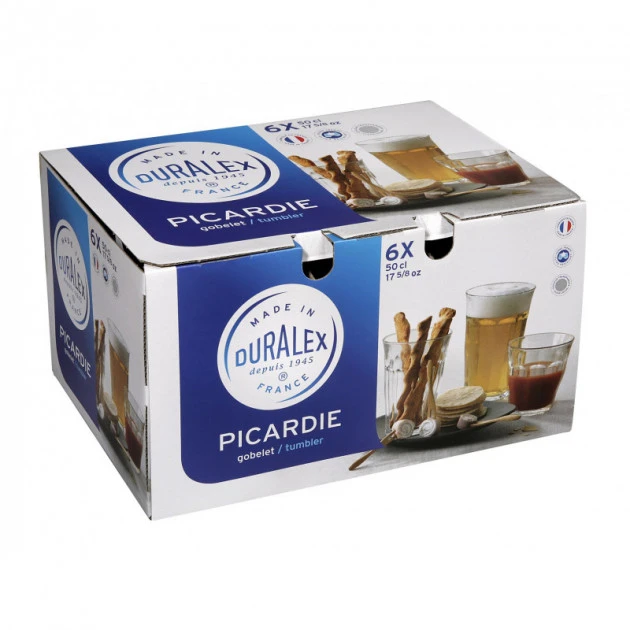 Verres Picardie 50 Cl (x6) Duralex 5 Verres Picardie 50 Cl (x6) Duralex – Image 3